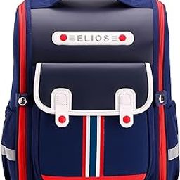British Design Kids School Bag for Boys and Girls Backpack, 360° Reflective Design, Spinal Care, Heat Dissipation, Functional Storage, Ages 7-12, Grades 3-6 Birthday & Rakhi Gift-image-41