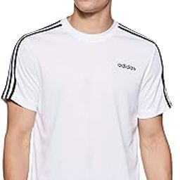 adidas Men Polyester Striped Fitted T-Shirt-picture-17
