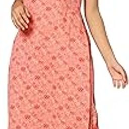 Peach Printed Cotton Straight Kurta With Palazzos-9