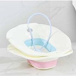 Generic Foldable PVC Sitz Bath Tub w/Sprayer Perineal Hemorrhoidal Relief Pink-18