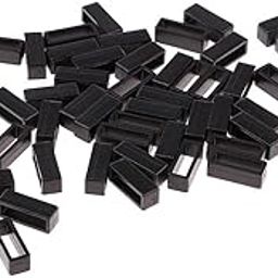 50pcs PVC Belt Loop Keeper Loop Buckles Belt Harness Backpack Straps 15mm-image-12