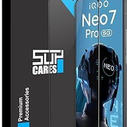 Military-Grade Gorilla Tempered Glass Screen Protector for iQOO Neo 7 Pro, iQOO Neo 7, iQOO 11 and iQOO 9T (6.78 Inch) With Installation Kit | Edge to Edge Coverage | Black-17