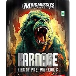 Bigmuscles Nutrition Karnage Pre workout (60 Servings, Sex On the Beach) | Pre-workout Supplement Supports to Improve Focus, Strength, Energy and Pump, Banned Substance Tested, Dope Free, 300g-10