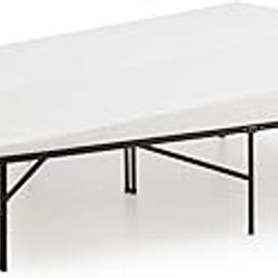 LUCID 7-Inch Covers - Securing Rubber Grips -Zippered Enclosure - Machine Washable Mattress Elevator Encasement, 7 Inch, White-image-65
