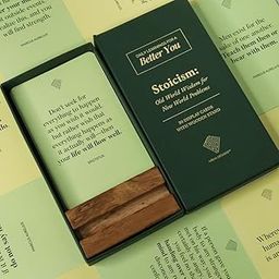 Stoic Wisdom Cards Set | Daily Words of Inspiration Cards, Self Affirmation Inspirational Gifts, Self Care Positive Affirmations with Wooden Display Stand, Deck of 30 - Vibha Designs-picture-11
