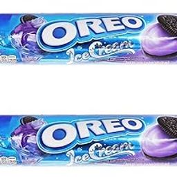 Oreo Chocolate Chip Sandwich Cookies With Blueberry Ice Cream Flavore 133g Pack Of 2 (Imported)-0