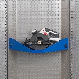 OmniWall 12" Corner Impact Shelf – Heavy Duty Metal Shelf for OmniWall Corner Panels, 1-Piece Construction, Lipped Edge, Tool Storage, Powder Coated Finish, 6 Colors (Blue)-image-61
