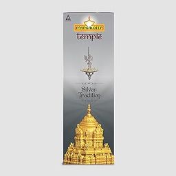 Mangaldeep Temple Silver Tradition - Diya Inspired Fragrance - Premium Incense Sticks (50 Sticks)-image-7