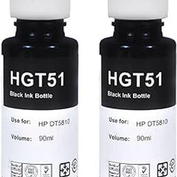 Tequo Refill Ink Compatible for HP GT51 Smart Tank 115, 500, 510, 515, 516, 720, 750, 790 Printers Black Pack f 2 Ink Bottle-image-12