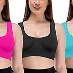 LIECRY Art AirBra for Women's Sports Bra Stretchable Non-Padded Non-Wired Seamless Bra Cotton Non Padded Non- Wired AirBra (Multicolor) Combo Design No AB120 Any Random Color-image-81