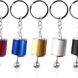 5Pcs Keychain, Gear Box Keychain for Car Enthusiasts, Mini Keychains Set Key Ring for Bike and Car Keys Gear Key Chain for Daily Use and Stress Relief-image-57
