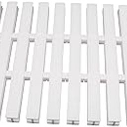 POOLTOOL Swimming Pool Overflow Grating 10 Inch, Double Pin, Channel/Strips/Tiles, White (5 Meters Each Package)-4