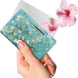 SILSTAR PROFESSIONAL104 Compact Card Mirror, Unbreakable Acrylic Makeup Mirror (Vincent Van Gogh_Almond Blossom) 104-image-57