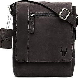 Men's Genuine Leather Side Bag | Stylish, Spacious & Durable | Perfect For Daily Use & Travel | Adjustable Strap | 1-Year Warranty,Grey-image-31