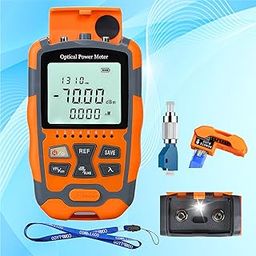 Xunsomten-1pcs 4 in 1 Function 30km VFL Visual Fault Locator & OPM Portable Optical Power Meter (FC/SC/ST) & RJ45 Network Test & LED Lighting, Portable Fiber Optic Tester-14