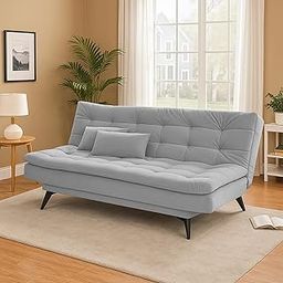 BRAXTON Kenai 3 Seater Sofa Cum Bed for Living Room (Grey Colour Fabric) Premium Fabric Sofa Cum Bed-image-46