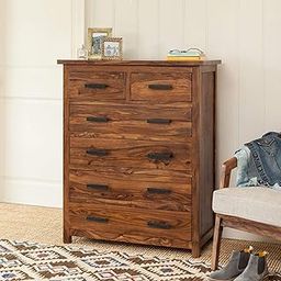 Solid Sheesham Wood Chest of Drawers for Bedroom and Living Room (Design 4)-13