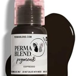 Perma Blend Pigments Professional Color for Permanent Makeup Espresso 15ml, Bottle-image-19