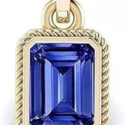 7.50 Carat Blue Sapphire Locket (Nilam/Neelam stone) Rashi Ratan Panchdhatu Gold Plated Pendant Certified Gemstone for Men & Women-image-55