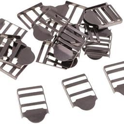 TRENDYNEST® 3x20Pcs Metal Webbing Belt Ladder Buckles Luggage Strap Adjuster Black | Crafts | Sewing | Other Sewing-image-37
