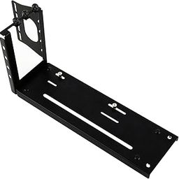 XRIKUI Graphics Card Bracket with Vertical GPU Mount Bracket and 3 Slots Gpu Holder for PC Extendsion Black-11