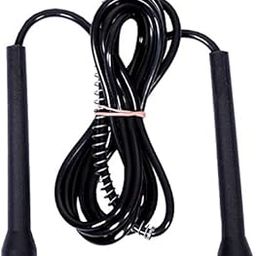 Simran Sports Black Pencil Skipping Rope (A49)-picture-1