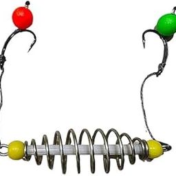 KV FISHNET Popup Feeder/Spring Feeder with 2 Hook, 8no Hooks(2.5cm), POPUP Length - 9cm, Tread Length- 7cm, Stainless Steel. Easy to Catch All Fish-image-40