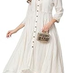 AMIRA'S India Ethnic WEAR Womens Viscose Crap with Lurex Embroidered Asymmetric Gown-picture-46