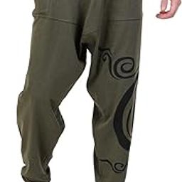 Men’s Harem Pants with Drop-Crotch | Urban Style Printed Pants | Comfortable Loungewear |Casual Loose-Fit Trousers-picture-40