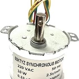 50KTYZ 220V 2.5r/min 2.5 Turn per Minute 6w to 10Watt Permanent Magnetic Electric with Gear Motor 50Hz Incubator Motor-23