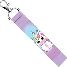 Baby Unicorn Lanyard Tag with Swivel Lobster for Gift Luggage Bags Backpack Laptop Bags L X H 5 X 0.8 INCH-picture-32