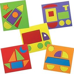 Imagimake Makes with Shapes | Vehicles Theme | Shapes for Kids 3 Years | Educational Toys for 3+ Year Old | Toddler Activity Toys | Building Blocks | Birthday Gift for Girls & Boys-1
