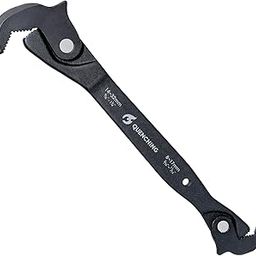 QUENCHING 10.5 Inch Dual Headed Self-Adjusting Quick Wrench, Auto Size Adjusting Crowfoot Wrench, Adjustable Wrench, Multi-Size Spring Wrench, Universal Wrench for Home and Car Repair-13