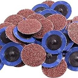2 Inch Sanding Discs Metal Deburring Polishing Wheels 36 Grit 50 Pack for Air Die Grinder Handheld Disc Sander-image-35