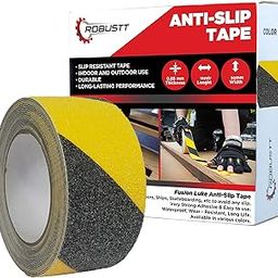 Robustt Anti Skid/AntiSlip 18mtr(guaranteed) X50mm (Pack of 1) Mulitcolor Fall Resistant with PET Material and Solvent Acrylic Adhesive Tape for Slippery Floors, Staircase, Ramps, Indoor, Outdoor Use-25