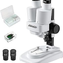 Aomekie 40X 3D Portable Stereo Microscope with Slide Specimen-0