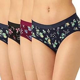 Panty Women (Pack of 4) J-100 Cotton Hipster Panty(Colors and Prints May Vary)-image-42