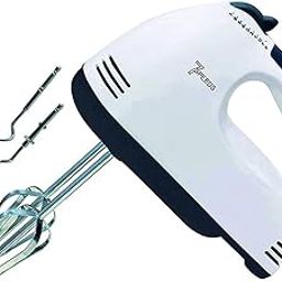 RAGHAVENDRA SARKAR® Egg Beater 180W High Speed Hand Mixer with 7 Speeds Control and Detachable Stainless-Steel Finish Beater and Whisker with in-Built Eject Knob (1-PEC, White)-picture-14