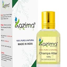 KAZIMA Champa Attar Perfume For Unisex - Pure Natural Undiluted (Non-Alcoholic) (10ml)-picture-24