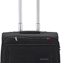 Wall Street Polyester 45 LTR Black Soft Sided Laptop Roller Case DL901-image-2