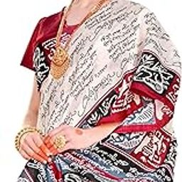 Women's Bhagalpuri Silk Ethnic Motif Printed Saree With Unstitched Blouse Piece(30WOM30901_HS_Parent)-image-97