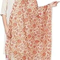 Woman's Chanderi Dupatta with floral print.-image-30