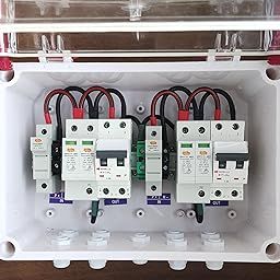 Kenbrook Solar DCDB 2 in 2 Out Inbuilt DC Fuse 20A, SPD 600V & DC MCB 20A (2 Series/String x up to 12 Panels Each String Max.) (2-2 600V MCB)-image-49