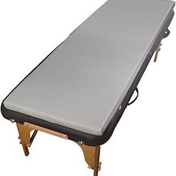 Grey Lash Bed Topper Memory Foam Topper for Massage Bed, 73x29x2 inch Memory Foam Massage Table Topper with Removable Cover-Elastic Bands Non-Slip-Lash Bed Cushion Without Bed-for Beauty and Massage-image-12