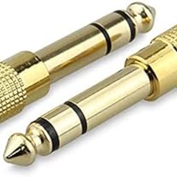 ERH India (Pack of 2 Pcs) Stereo Audio Adapter 6.35mm (1/4 inch) Male to 3.5mm (1/8 inch) Female Headphone Jack 6.35 mm Male to 3.5mm Female Adapter (2 Pcs)-image-58