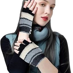 Knitted Warm Winter Cut Finger/Fingerless Cold Weather Gloves For Women(Pack of 1)-image-40