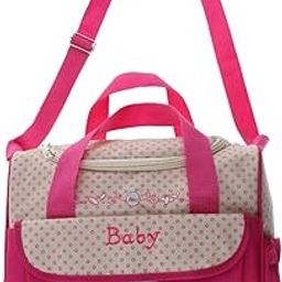 CALANDIS™ Mummy Multifunctional Baby Diaper Changing Maternity Handbag Pink | Diapering-image-52
