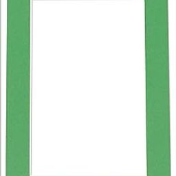 26x34 Mat Bevel Cut for 22x30 Photos - Acid Free Bright Green Precut Matboard - For Pictures, Photos, Framing - 4-ply Thickness-4