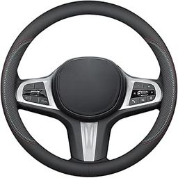Jukkre Carbon Fiber Anti-Skid Segmented Car Steering Wheel Protector for Auto/Truck/SUV/Van Steering Wheels Accessories Universal Carbon Fiber Steering Wheel Cover, Car Steering Wheel Covers-50