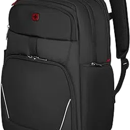 wenger Meteor 17" Laptop Backpack, Black, 30 Litres, Swiss Designed, 653188-picture-35